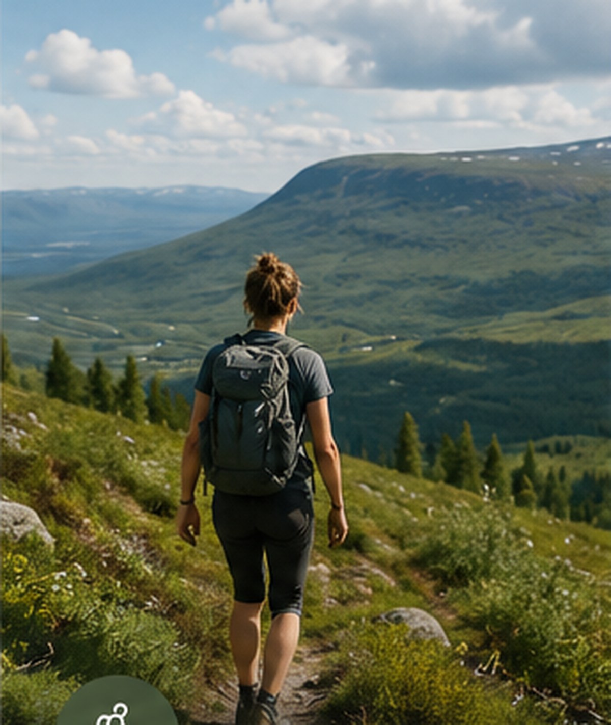 Vandring i fjällmiljö